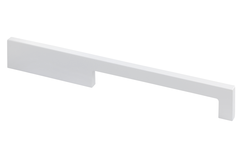 Greep drimo 224mm aluminium / wit asymmetrisch